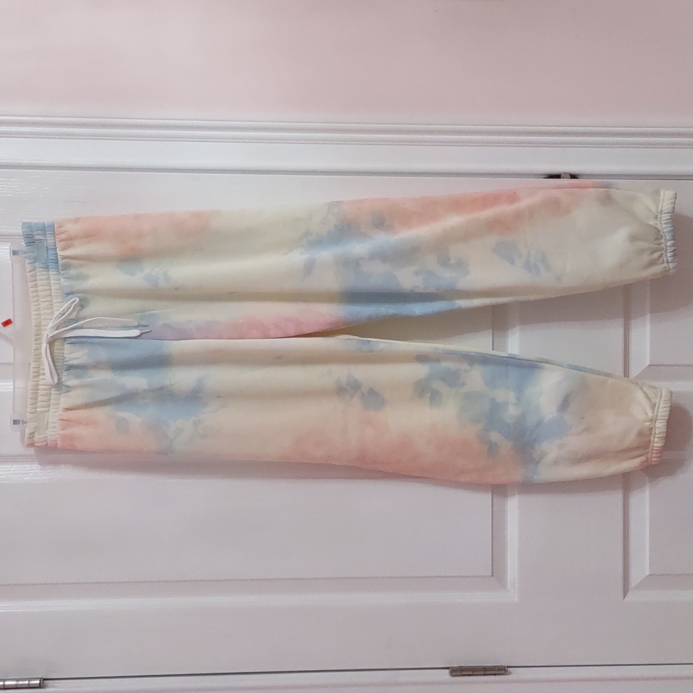 Ladies sweatpants tie-dye